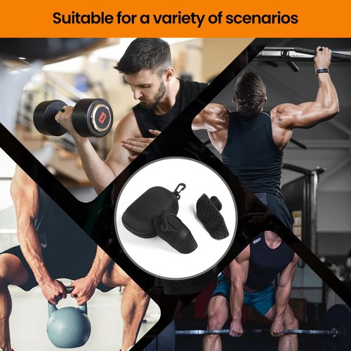 Upgraded Silicone Palm Protectors for Weightlifting & Gym - Breathable Anti-Slip Grip Pads for Deadlifts/Pull-Ups, Callus Prevention Hand Guards for Men Women, Ergonomic Workout Accessories