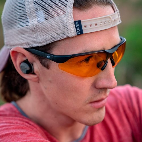 Walker's Game Ear Elite Shooting Amber Hunting Safety Glasses