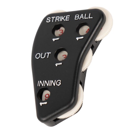 Murray Sporting Goods Baseball/Softball Umpire Shirt Accessory Bundle - Shirt, Bag, Brush, Indicator Clicker Accessory Kit (Black, X-Large)