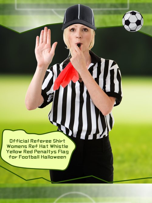 4 Pcs Men's Official Referee Shirt Football Umpire Jersey V-Neck Referee Uniform Stainless Steel Whistle for Football Basketball Soccer Games, 2 Styles (L(175-180cm))