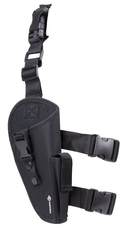 Game Face SAH04 Airsoft Leg Holster With CO2 Pouch, Black