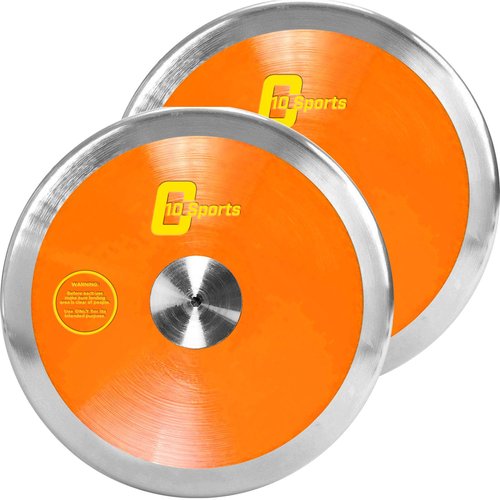 AKABIKE 2pcs Throwing Discus - Official Track and Field High Spin, Low Spin Discus for High School and College Throwers - Outdoor Practice and Competition Discus (1.0KG / 1.6KG / 2.0KG)