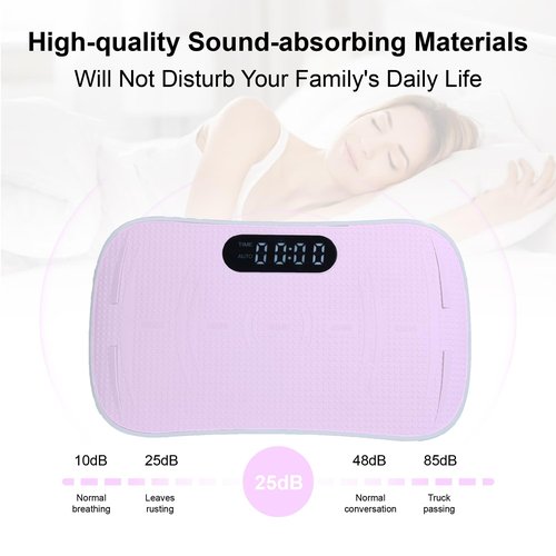 Furrnook Smart Auto Vibration Plate – 10-Level Silent Shaker Machine for Weight Loss, Toning & Massage | No-Remote Patented Start-Stop, Quiet Motor, 10-Min Auto Workout for Unisex (Pink)