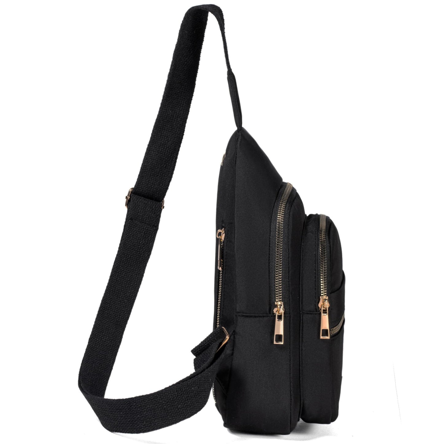 Cross Body Bag Small Sling Bag Crossbody Bags for Women Trendy Fanny Pack Sling Backpack - Black