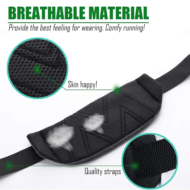Ultra Light Running Belt for Phone - Bounce Free Waist Pack (Grey) – Fits 25.9-42 in