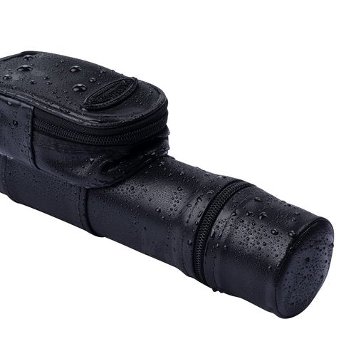 Casemaster Q-Vault Supreme Billiard/Pool Cue Hard Case, Holds 1 Complete 2-Piece Cue (1 Butt/1 Shaft), Black