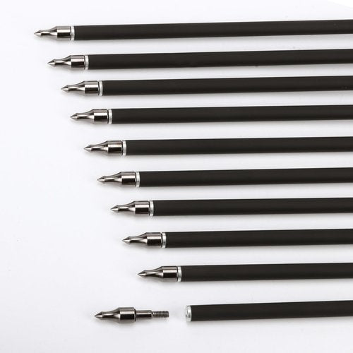 NorthSpoor 24Pcs 18 Inch Crossbow Bolt,Hunting Carbon Arrows for Outdoor Target Practice