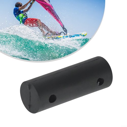 Windsurfing Rubber Mast Foot Tendon Joint Replacement, 23g/Pair, Black, 5.6x2cm with 6mm Hole for Surfing Sail Accessories,Windsurf Bushing
