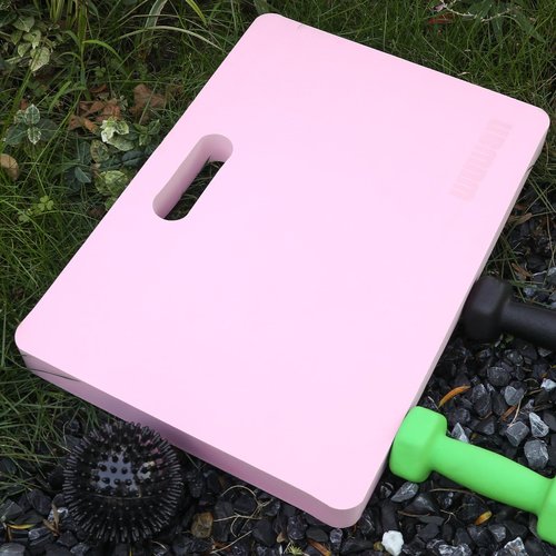 WUWAN Yoga kneeling mat, 1.5in Thick,Knee Push-ups, Plank Support & Yoga Elbows/Knees Mat Provides Cushion for Kneeling & Elbows (pink)