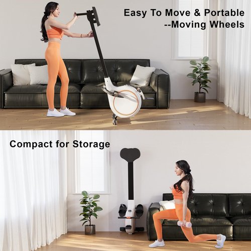 Rowing Machines for Home Exercise, 300 LBS Weight Capacity Row Machine, 36 Level Quiet & Smooth Rower Machine with LED Monitor, App Supported, Tablet Holder and Comfortable Seat Cushion