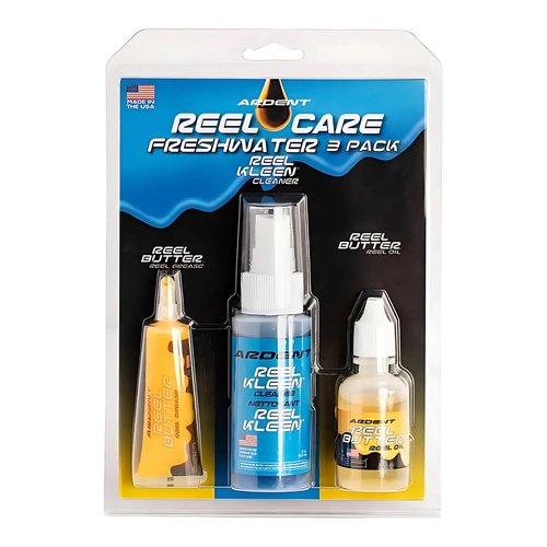 Ardent Reel Care Freshwater 3 Pack, Includes Reel Butter Grease - Kleen Cleaner and Butter Oil, Long Lasting Protection, Prevents Corrosion and Smooth Casting, Made in The USA