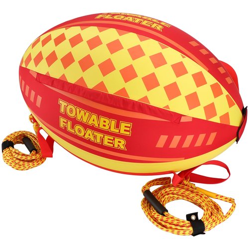 Cauzyart Booster Ball for Towable Tubes, Tubing Rope for Lift and Visibility, Works for Boating, Wakeboarding and More Water Sports
