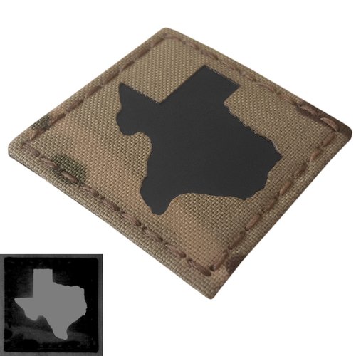 Texas Infrared IR 2x2 Lone Star Tactical Morale Hook Patch (Multicam)
