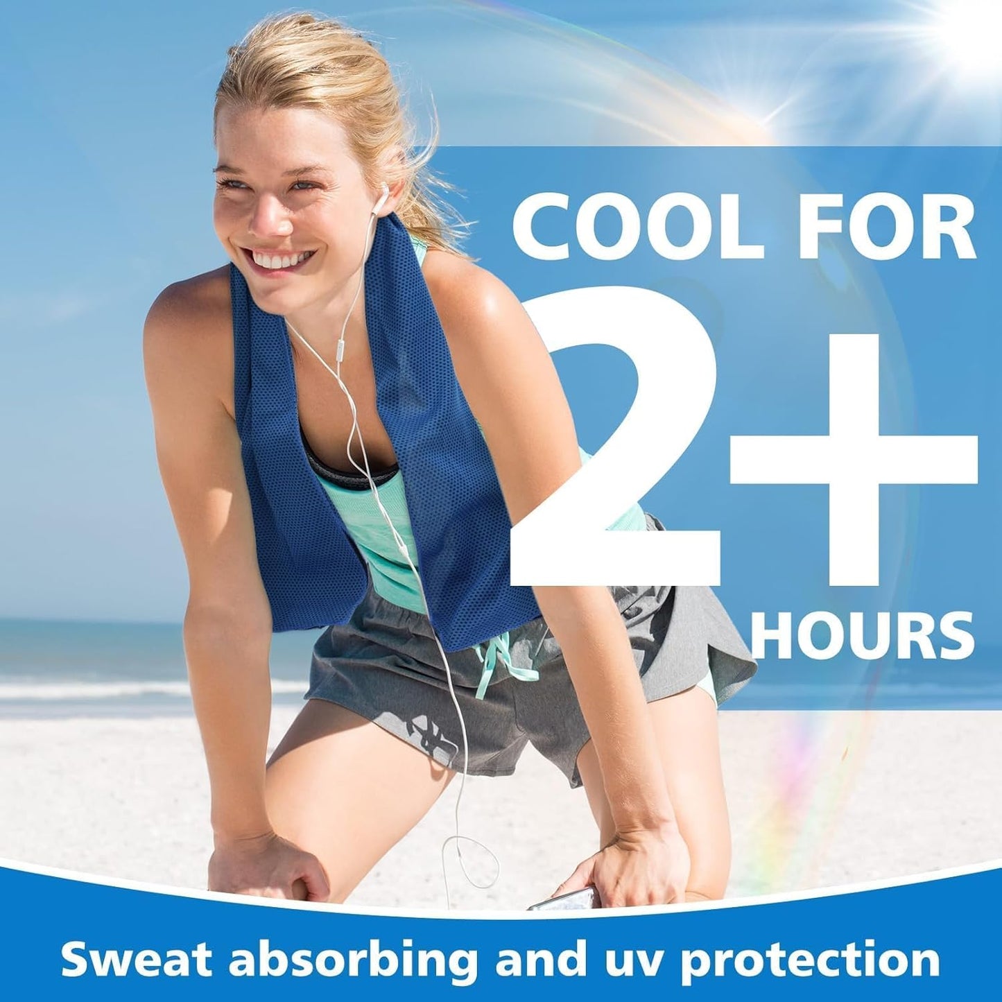 24 Pack Cooling Towels Bulk for Neck and Face 40"x12" Ice Cooling Sweat Rags Microfiber Soft Breathable Soft Chilly Towel for Yoga Golf Sport Running