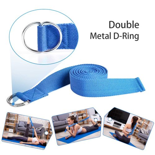 ARLTB 2 Pack Yoga Blocks 9"x 6"x 4" EVA Foam Blocks with Strap, High Density Block for Support and Deepening Poses