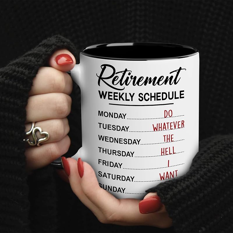 Accent Mug - Retirement Gift for Men and Women | 11 oz Ceramic Coffee Cup