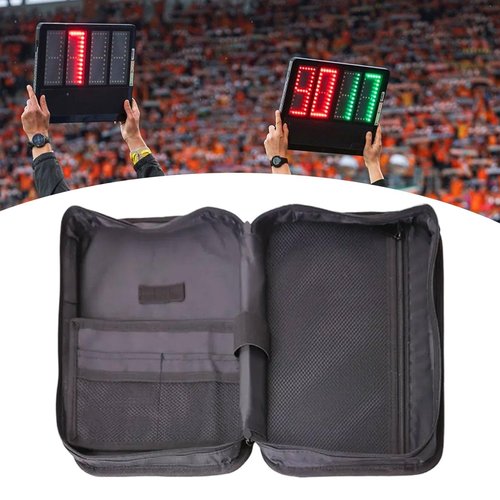 Zxpjkyu Soccer Referee Case Umpire Equipment Wear Resistant Oxford Cloth Football Storage Bag Standard Referee Bag for Baseball, Style C