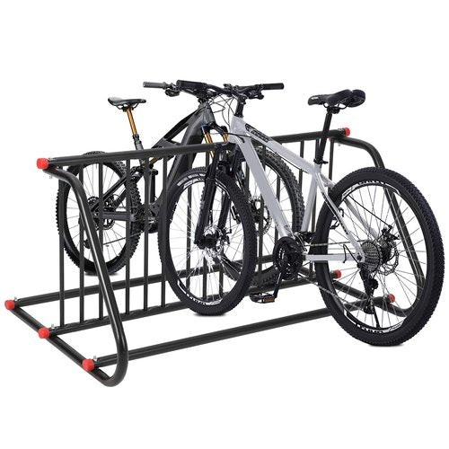 Commercial Bike Rack Outdoor,Metal Bicycle Parking Rack Stand,10 Holders Commercial Bike Rack Garage Floor for Retail Shopping Centers, Schools,Backyards,Bike Shops(Double Side)