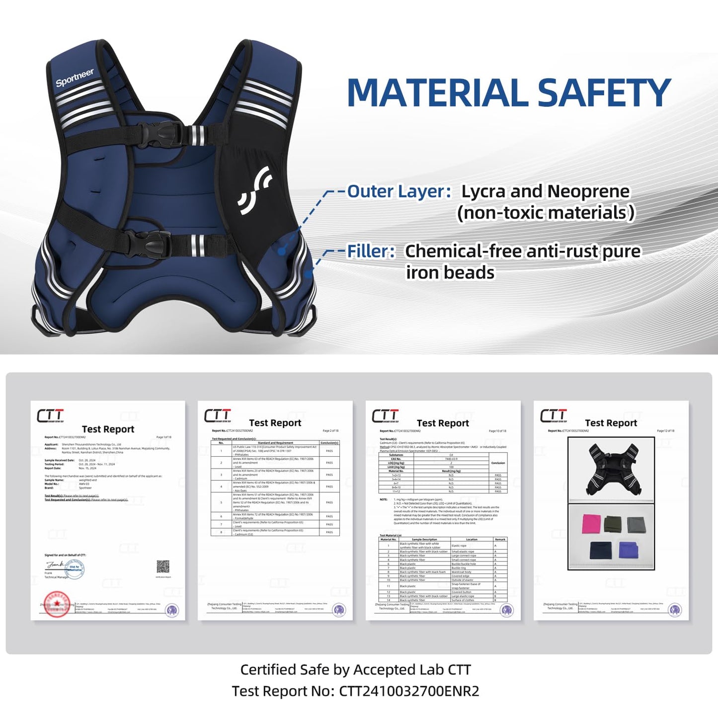 Sportneer Weighted Vest for Women 20lb Walking Weight Vest with Phone Bag