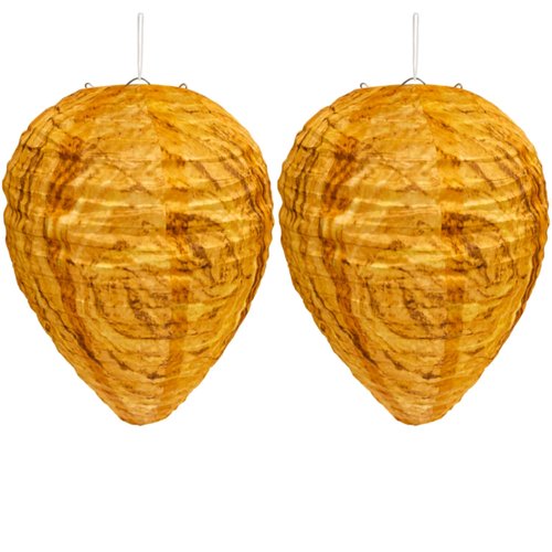 Gardening Waterproof Hanging Nest Decoy Decoration for Patio, Garden, Porch, Deck, Yard - 2 Packs