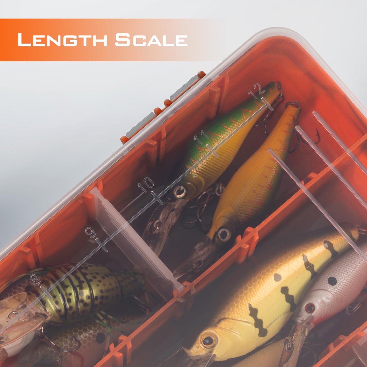 KastKing Bait Vault Camouflage Tackle Box, Plastic Fishing Tackle Box Storage Organizer with Removable Dividers, 4 Packs Tackle Trays Terminal Tackle Storage, Right Angle Lure Boxes