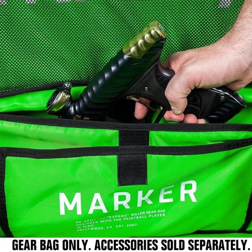 HK Army Paintball Expand 75L Roller Travel Gearbag - Shroud Neon Green