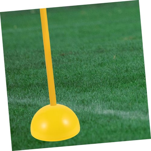 GOOHOCHY Soccer Training Corner Flags Set with Agility Poles and Stable Base for Enhanced Player Skills Portable Football Training Equipment for Field Drills