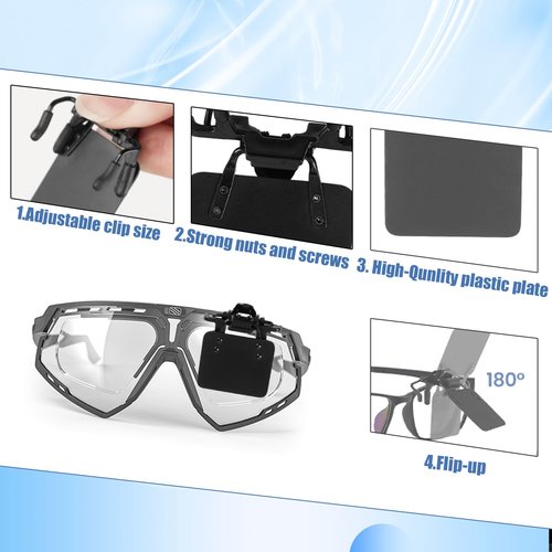 Vcxaykey 2 Packs International Standard Shooting Glasses Blinders Occluder Clip Patch, Shooting Competition Glasses Patch, Glasses shield, Archery Aiming Aid Training Equipment