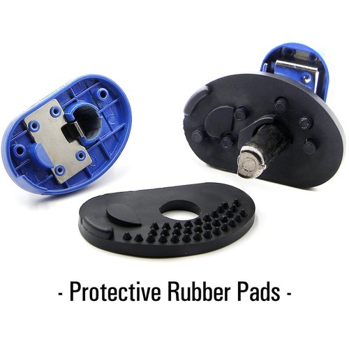 Trigger Lock 3 Digit Combination Gun Lock 5 Pack Fits Pistols Hand Gun Rifles Bb Gun Shotguns Blue (5PCS)