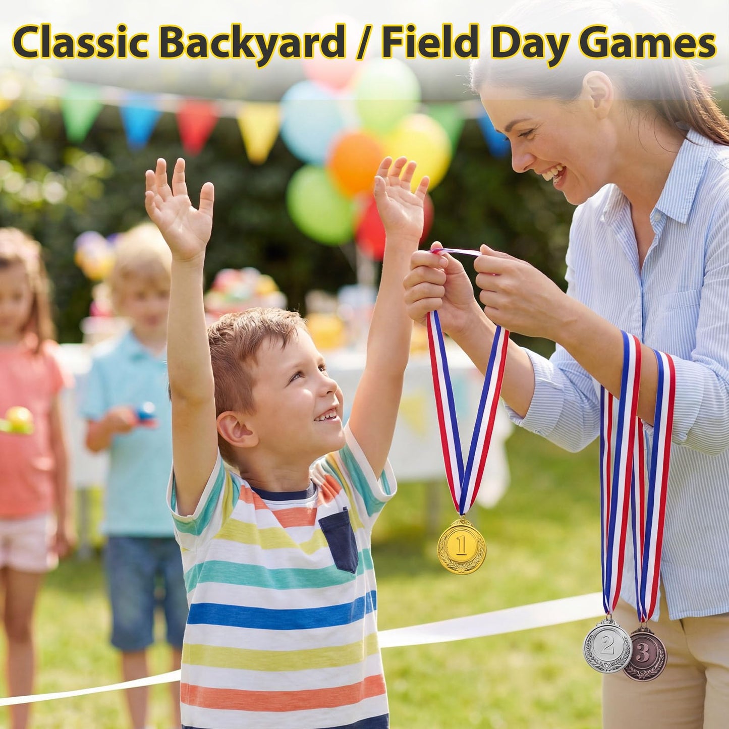 Shindel 12PCS Winner Award Medals, 1st, 2nd, 3rd (Gold, Silver, Bronze) Metal Medals for Sports, Competitions, Party, Spelling Bees, Olympic Style, 2 Inches