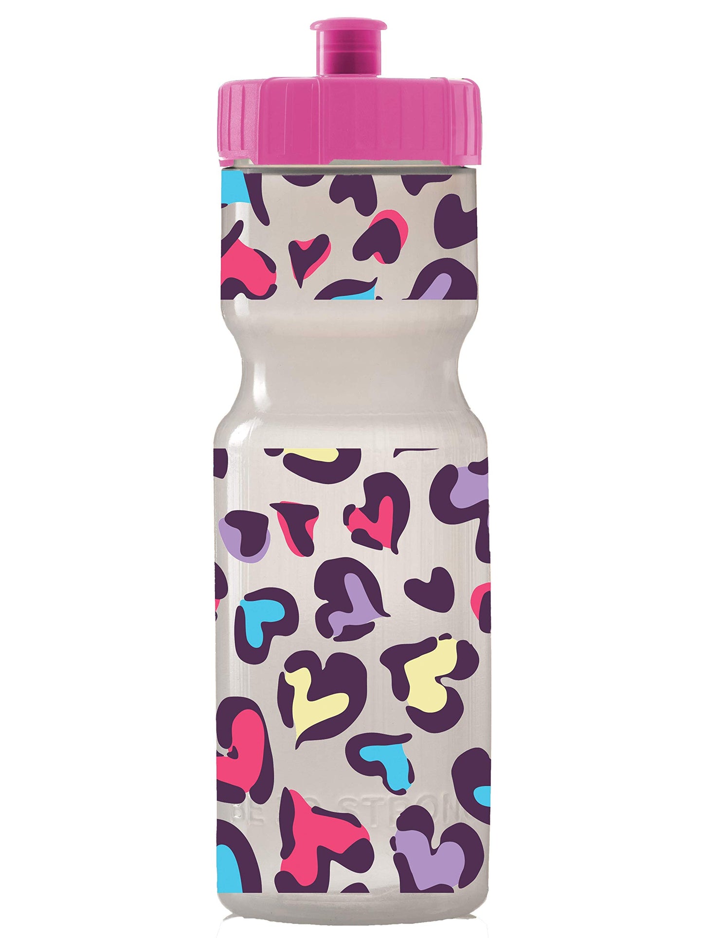 50 Strong | Kids BPA-Free Sports Water Bottle, 22 oz, Strawberries
