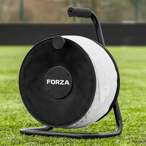 FORZA 100m Pitch Marking Tape - White/Yellow/Blue Tape for Sports Pitches (White)
