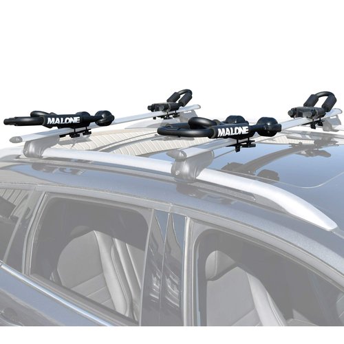 Malone Foldaway-5™ Multi-Rack Folding 1 or 2 Kayak, SUP, Canoe Carrier, Black (MPG125)