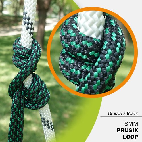 GM CLIMBING 8mm (5/16") Prusik Loop Pre-Sewn 18 inches