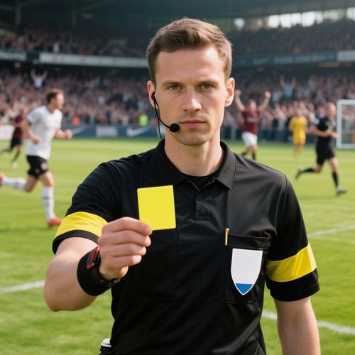Gosknor Soccer Referee Kit, Warning Football Referee Set Yellow Red Cards, Loud Sound Ref Whistle with Lanyard, Record Paper, Pencil, Card Holder, for Coach Sports Accessories