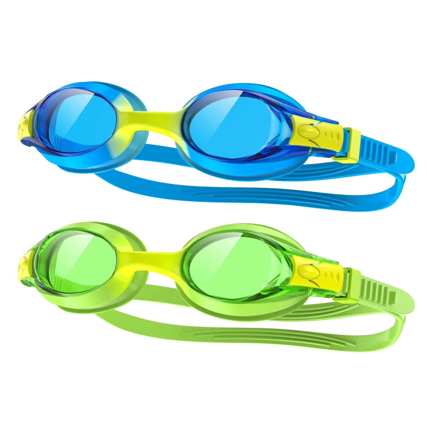 findway Kids Swim Goggles, Kids Swimming Goggles Anti-fog No Leaking Girls Boys for Age 3-12