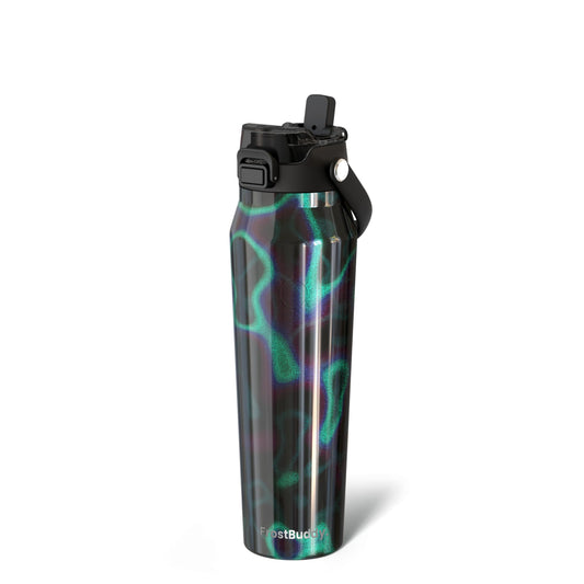 Frost Buddy 32oz Insulated Water Bottle - Straw & Chug Lid - Leak-Proof