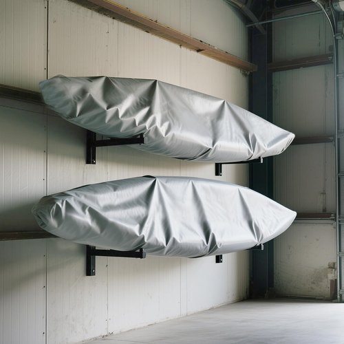 Beeplove 2pcs Waterproof Kayak Covers for Outdoor Storage - Dustproof Oxford Cockpit Protector, Keep Animals Away, for 10.2ft - 11.5ft