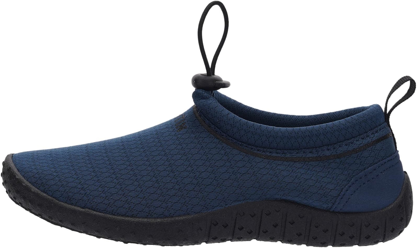 WHITIN Water Shoes for Little Kids Quick Dry Swim Barefoot Aqua Socks Beach Minimalist Size 2 Boys Girls Comfort Surfing Athletic Boating Running River Sneaker Navy Blue 32