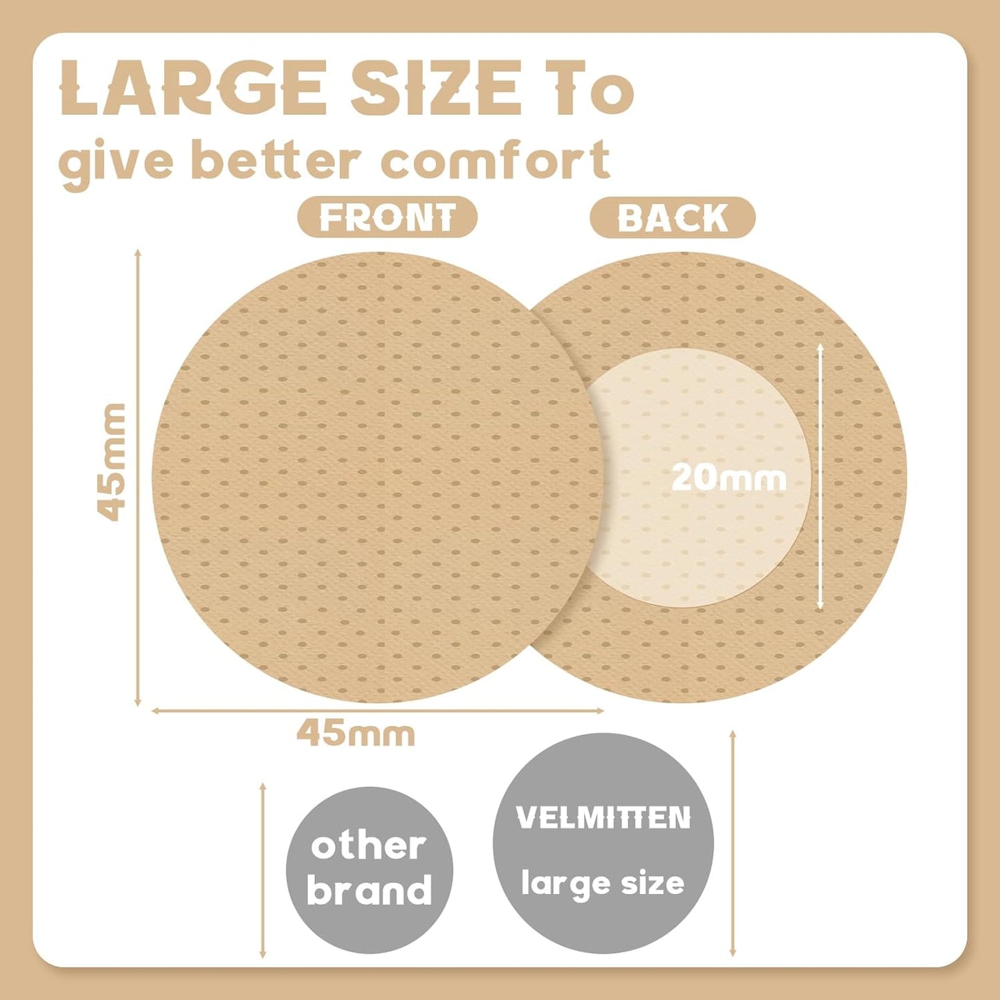 200pcs(100 Pairs) Mens Nipple Cover, Nipple Covers for Men No Show Guard Men Anti Chafing Running Nip Protector Hider Tape for Running, Fitness, Daily Wear