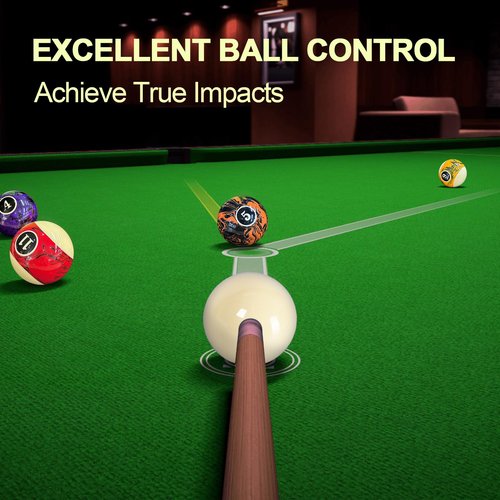 Zovcsxn Billiard Balls Pool Balls Billiard Set Marble-Swirl Style 2-1/4" Regulation Size 16 Pool Balls Billiard Set Pool Table Accessories