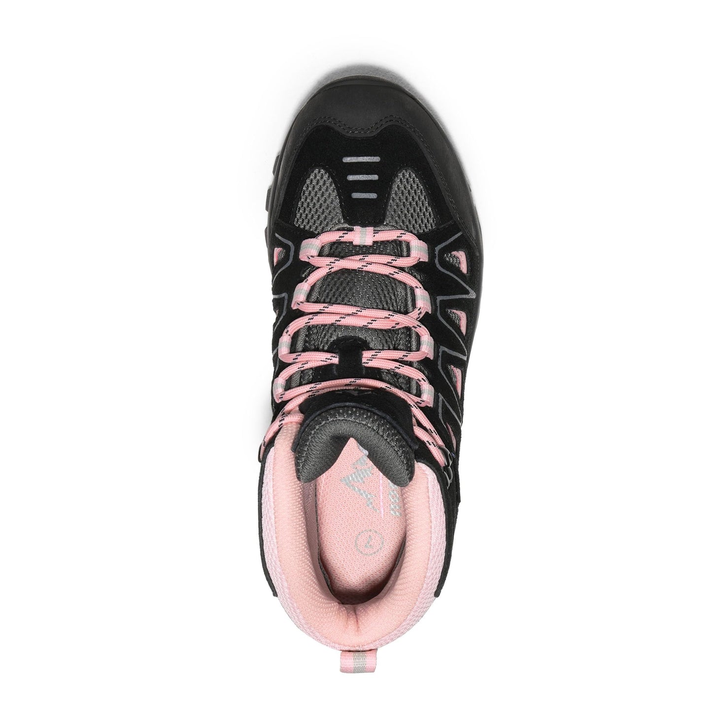 NORTIV 8 Women's Waterproof Hiking Boots Outdoor Trekking Camping Trail Hiking Boot Seeker,Size 5,Black/Pink,SNHB211W