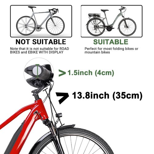 LIQING Bike Basket Front Folding Bicycle Basket with Removable Liner Bag, Quick Release Design Metal Ebike Basket for Adult Women/Men Carrying Dogs, Pets, Fruit & Grocery