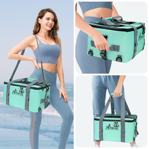 MENOLY Paddle Board Accessories Cooler, Sup Kayak Deck Cooler Bag with Waterproof Phone Pouch, Adjustable Strap, Bottle Opener, Fit 30 Cans for for Paddleboarding, Kayaking, Camping
