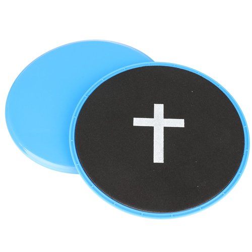 Eyourlife Core Slider Dual-Sided Sliders for Working Out 2-Pack on Hardwood & Carpet Pilates Equipment with Cross Design Portable Fitness Equipment for Abs Yoga Board & Full-Body Training