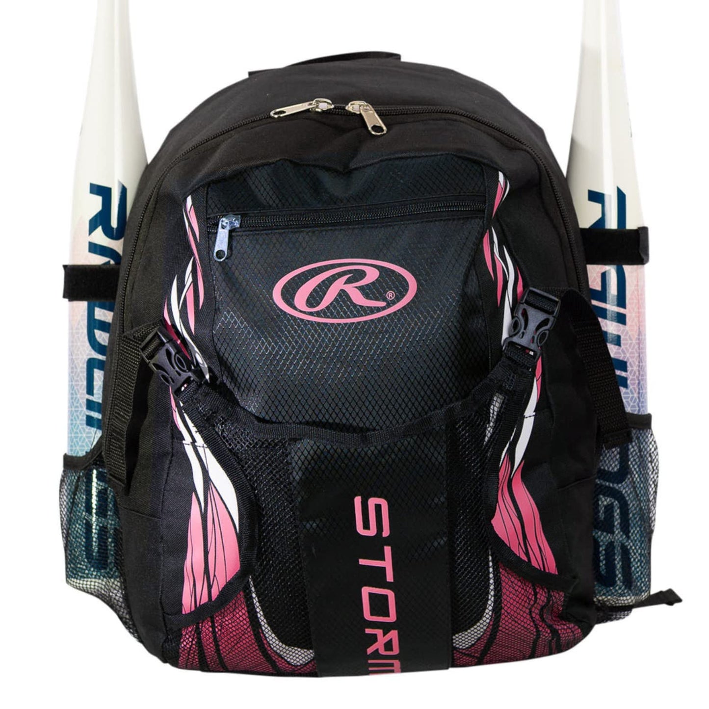 Rawlings | Storm Backpack Equipment Bag | Girls T-Ball/Youth Baseball & Softball | Multiple Colors