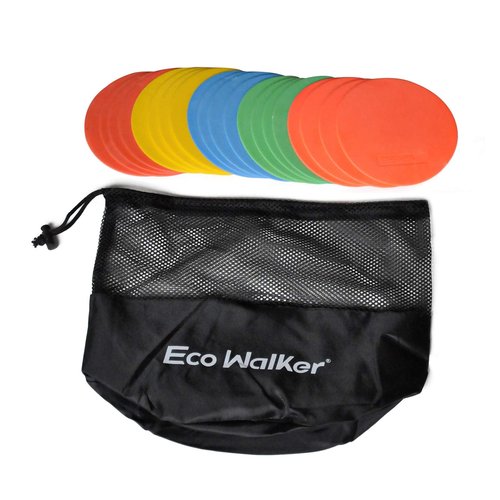 Eco Walker Spot Markers 6pcs 4inch 6inch 8inch 10inch 12inch Floor Marker for Kids Agility Training (4inch)