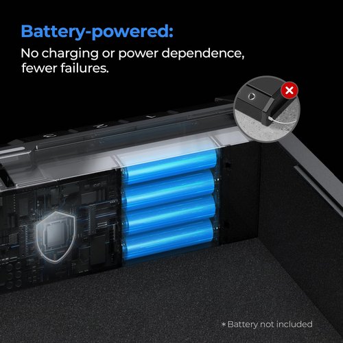 ONNAIS Iron SE Biometric Gun Safe ??Quick Access Handgun Safe with Fingerprint & Keypad Lock for Home, Nightstand, Bedside, or Car