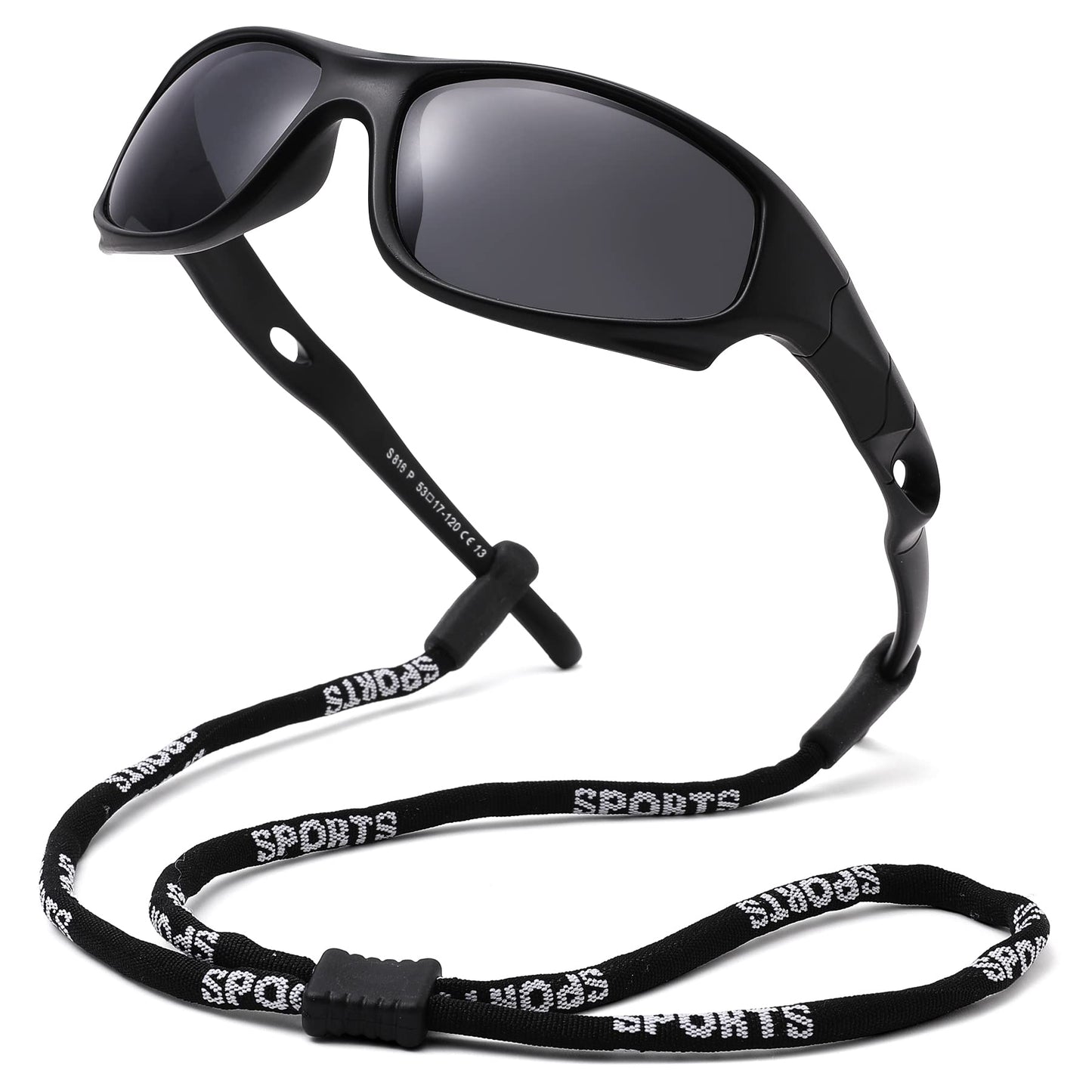 Pro Acme 3 Pack Kids Polarized Sunglasses for Boys Girls,Flexible TR90 Unbreakable Sports Baseball Sunglasses for Children Age 3-12, Medium