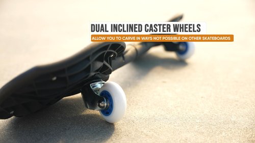 Razor RipStik Ripster for Ages 8+ - Compact and Lightweight Caster Board with 360-degree casters, for Riders 175 lbs